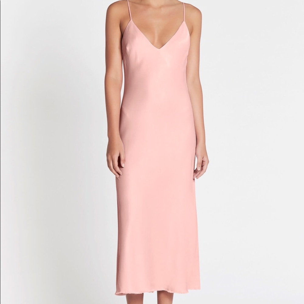 Satin tank dress